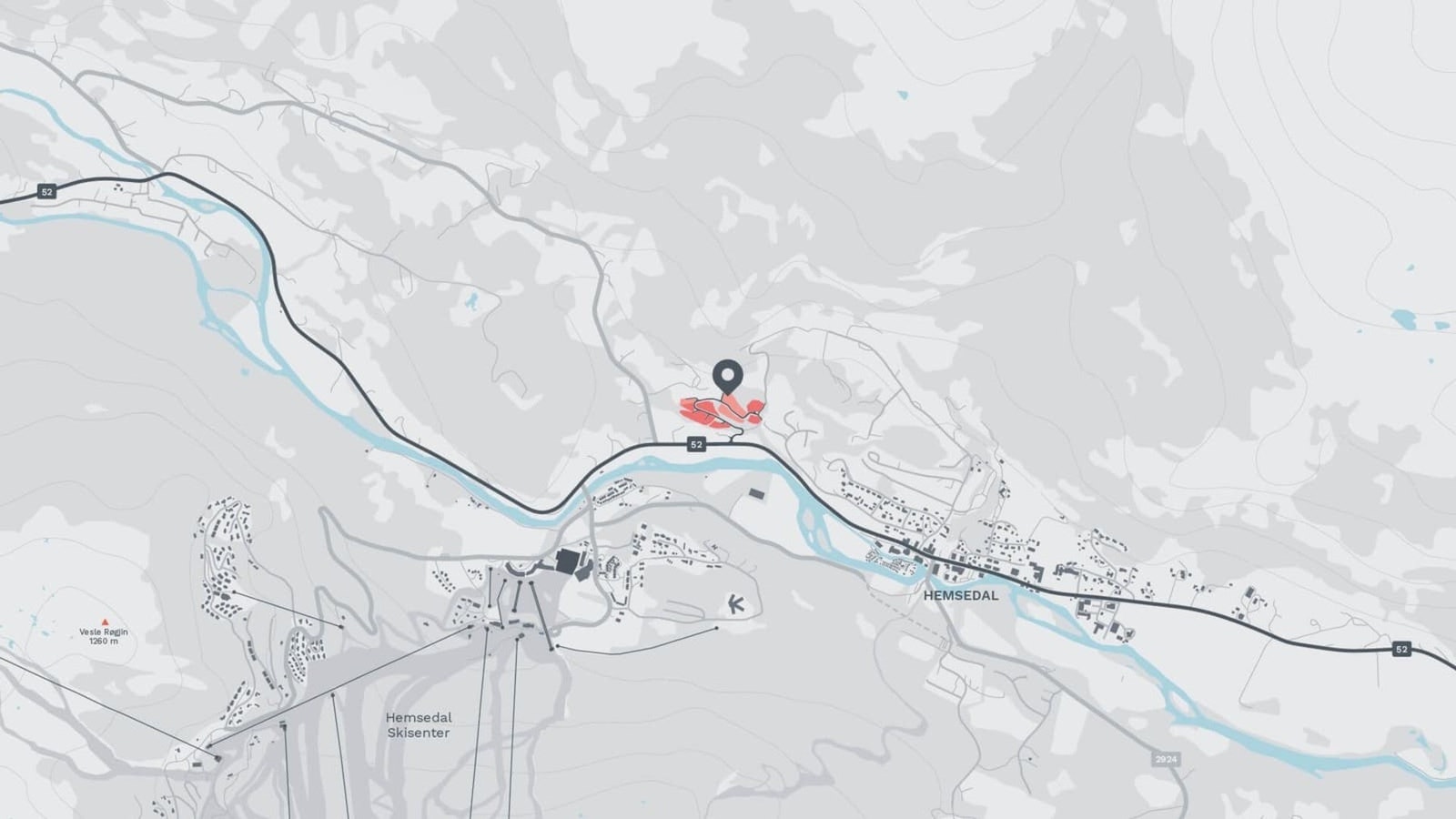 Beliggenhet midt mellom skisenteret og sentrum. Galleribilde