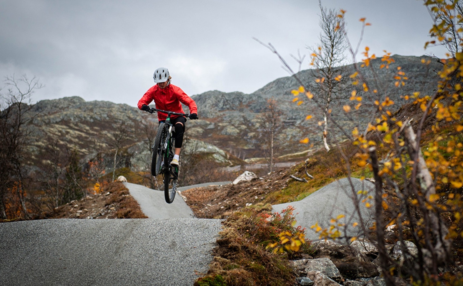 Heisanlegget har flotte flytstier, kun en kort sykkeltur unna Fridalen. Foto Hallindal Rides, Magnus Grönberg. Galleribilde
