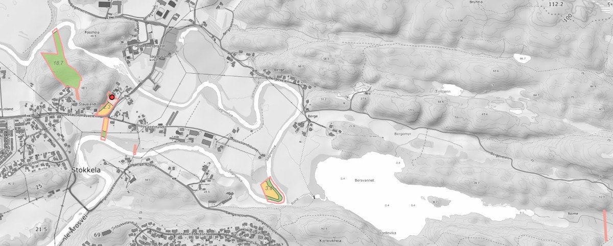 Utsnitt fra Nibio Gårdskart Galleribilde