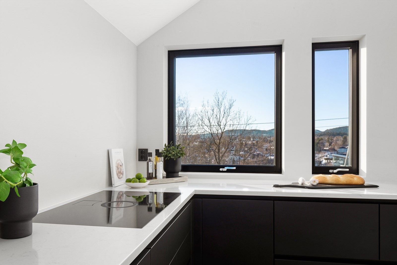 Flott utsyn fra kjøkkenet. Galleribilde