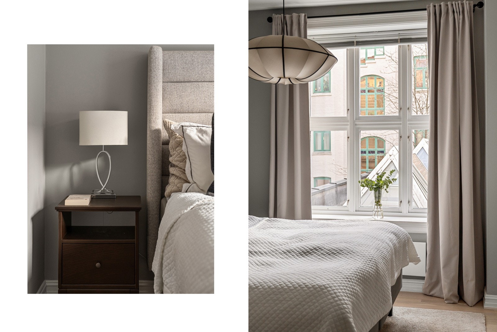 Her er det god plass til dobbeltseng med tilhørende møblement. Galleribilde