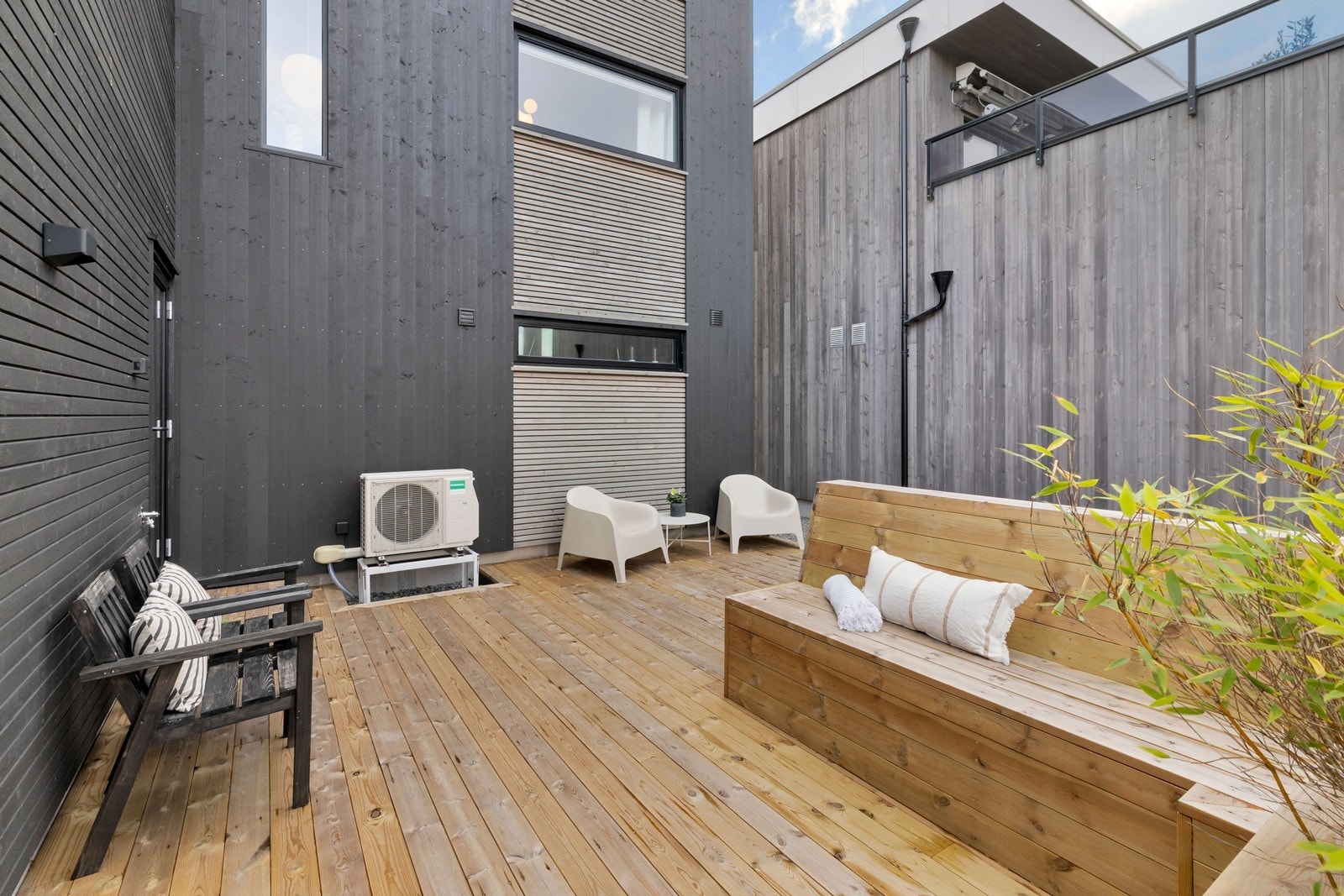 Flott opparbeidet uteområde Galleribilde