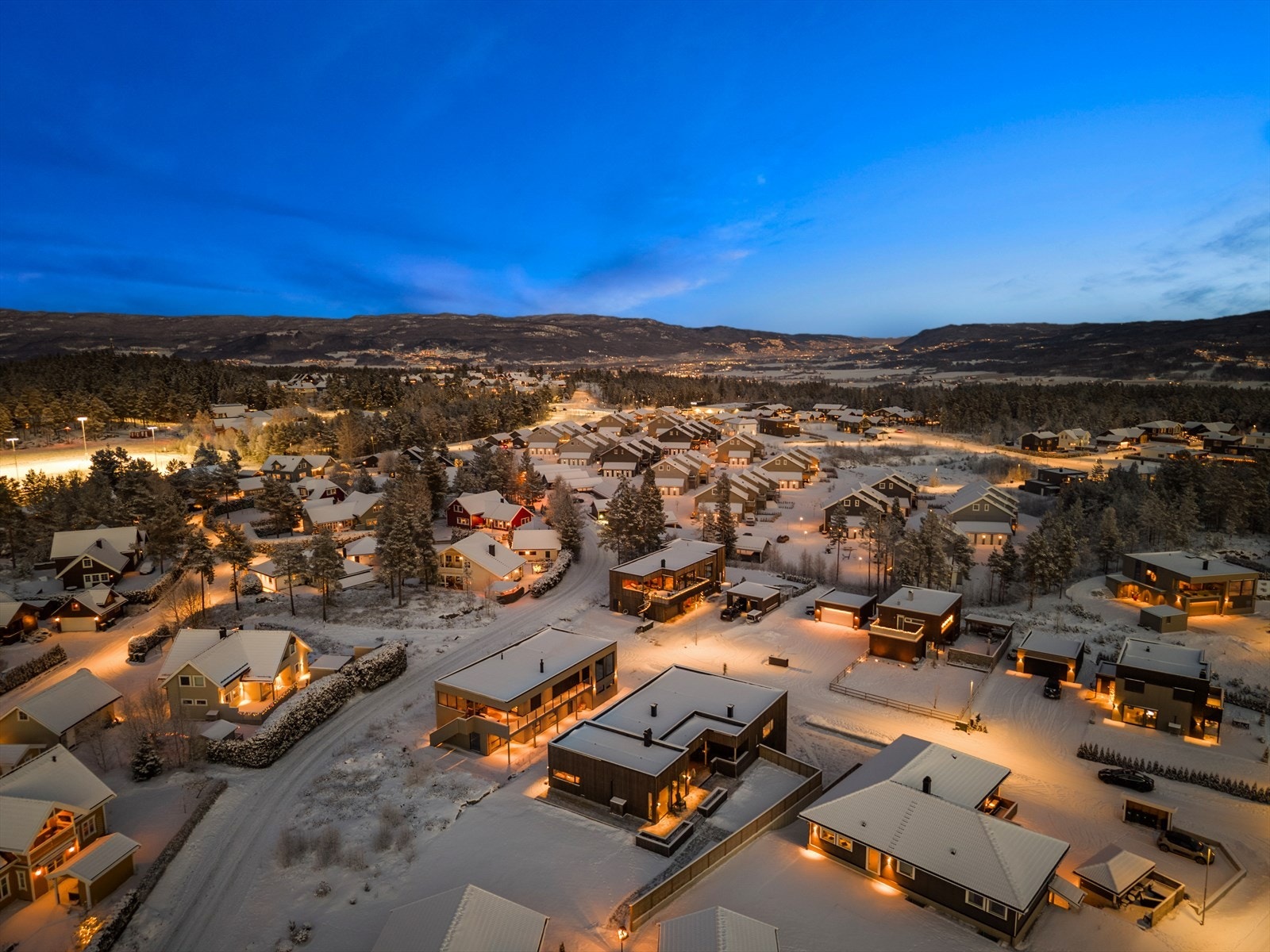 Nabolaget er rolig og stille, med hovedvekt på eneboligbebyggelse Galleribilde