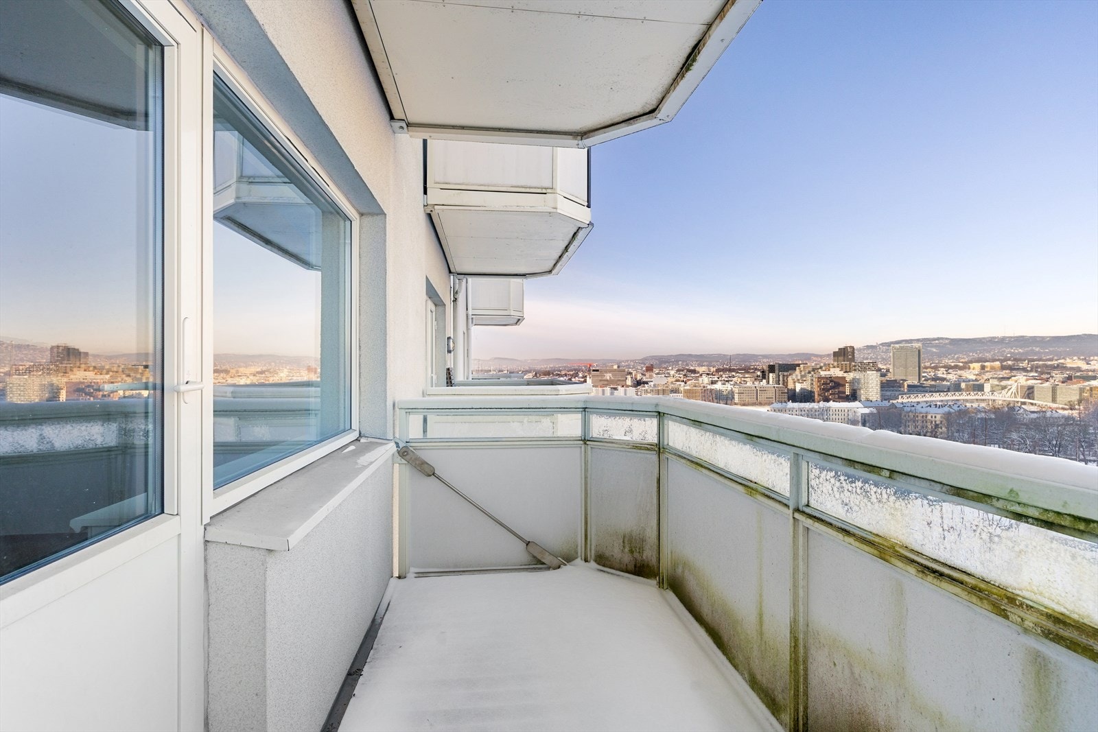 Her er det god plass til utemøbler. Galleribilde