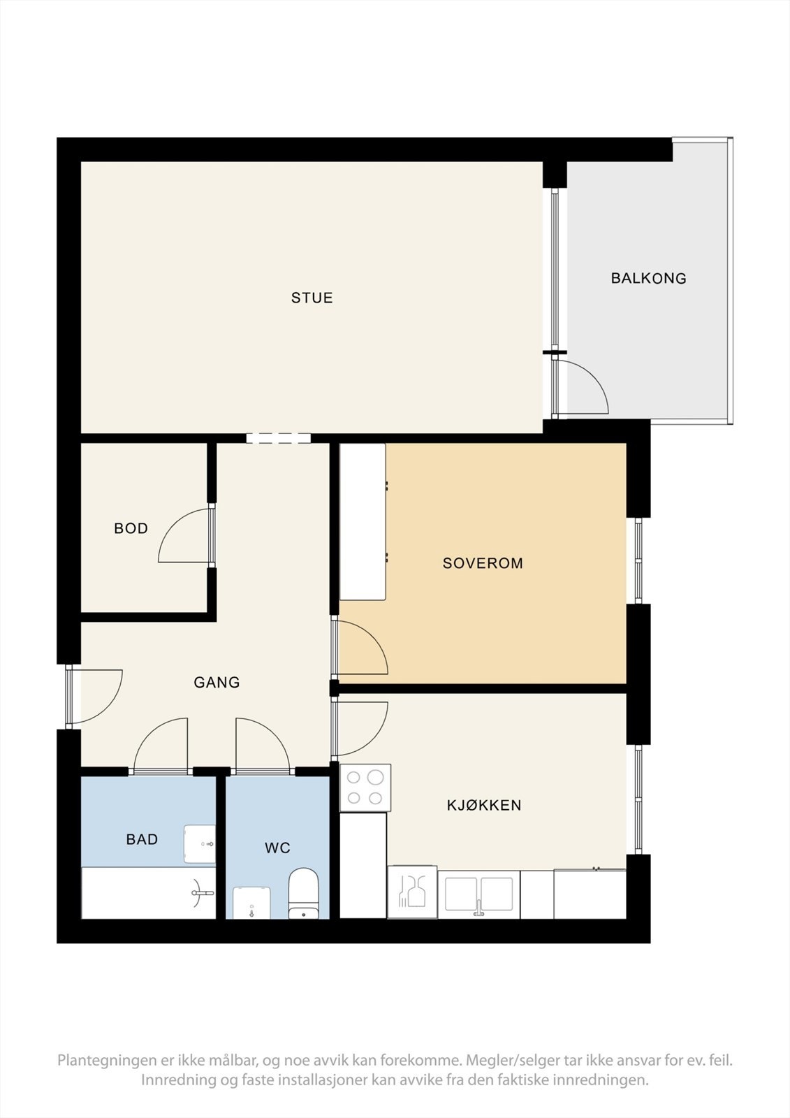 Plantegning Galleribilde