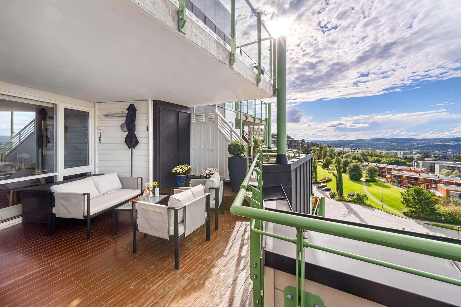 Her kan man nyte fantastiske utsiktsforhold. Galleribilde