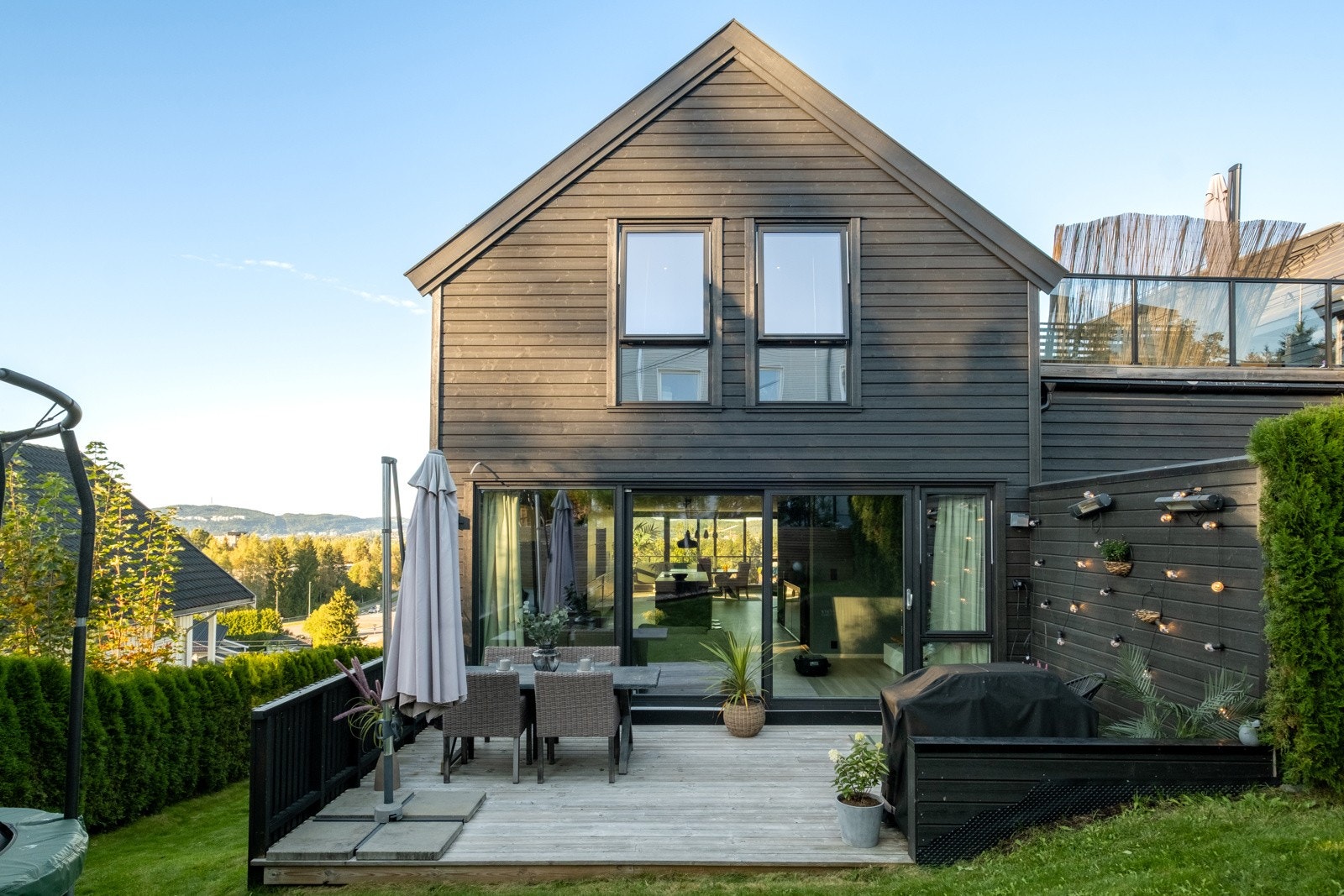 En skjermet uteplass for store og små. Galleribilde