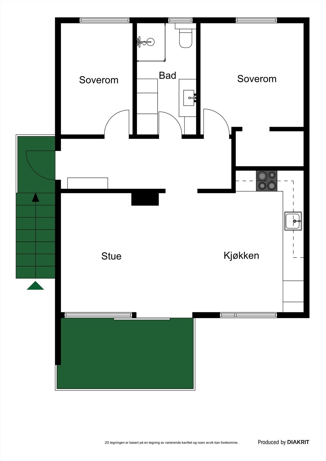 Plantegning. Galleribilde