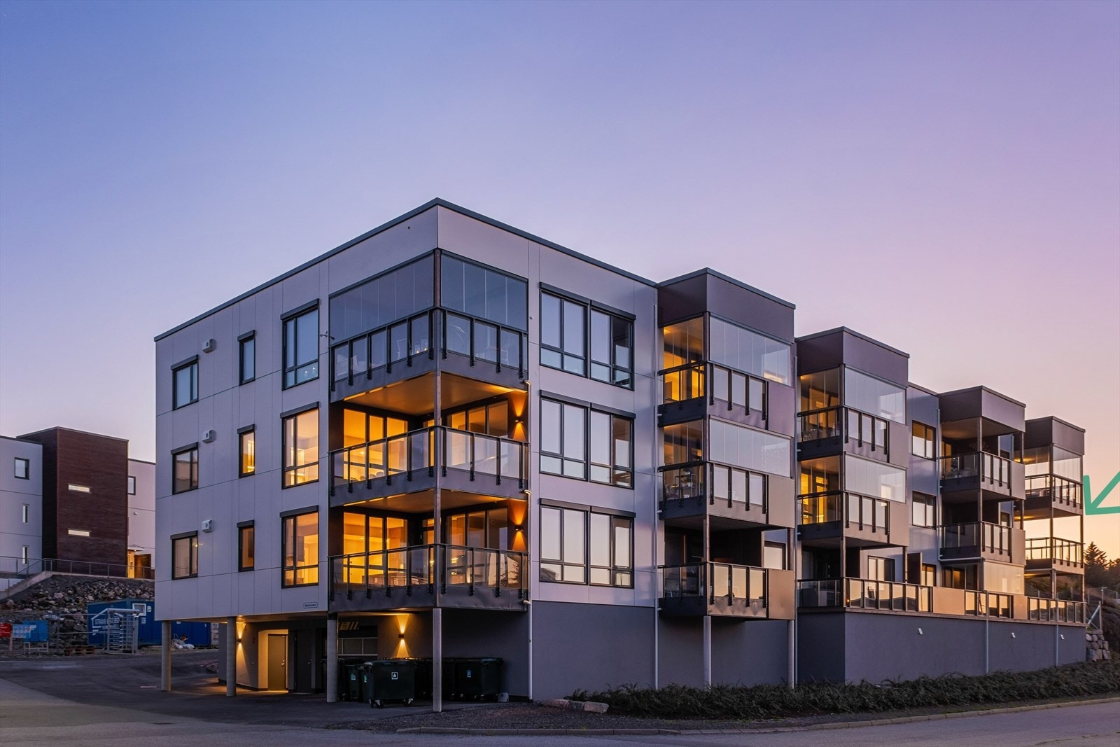 Fasade merket Galleribilde