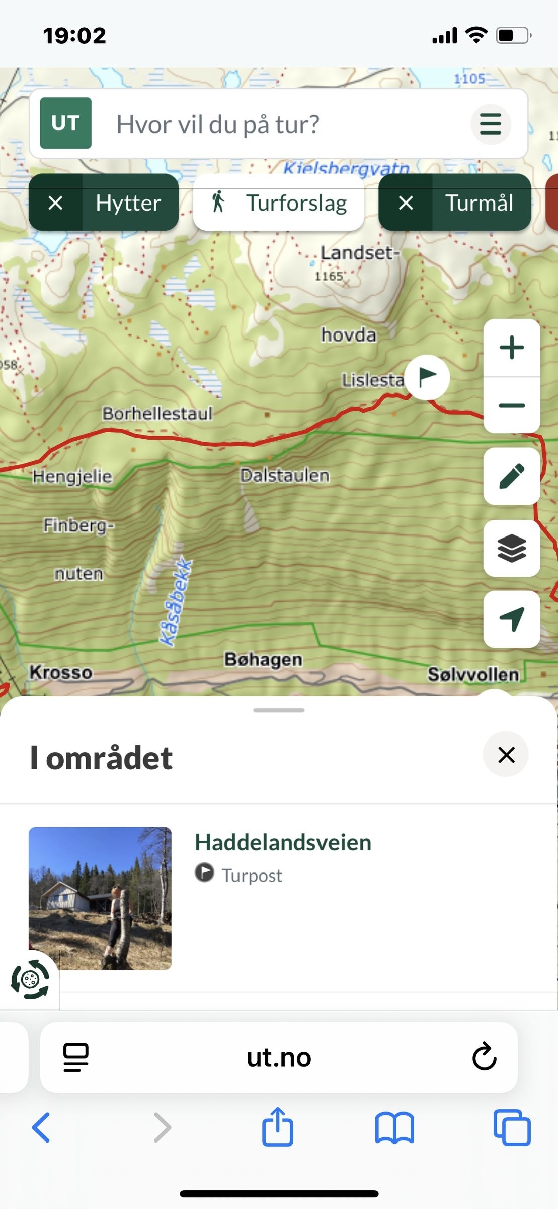 Stølen mitt på kartet Galleribilde