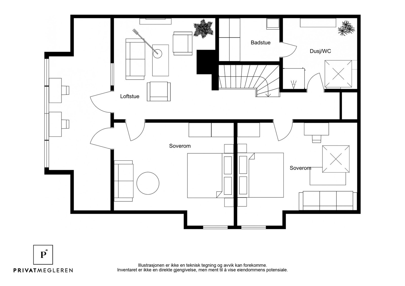 2. etasje. Galleribilde