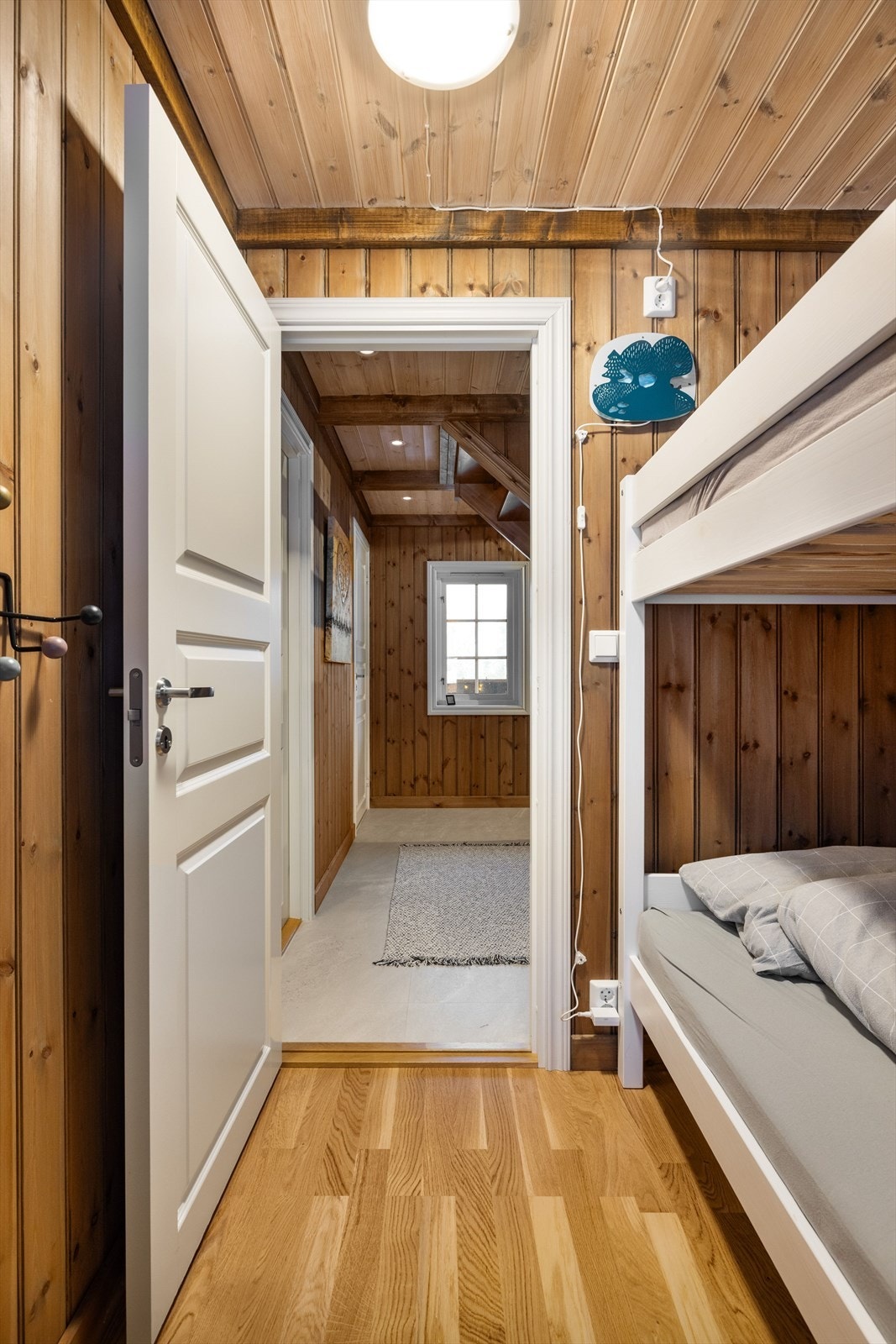 Rommet har samme gode standard fra 2020 som resten av hytta. Galleribilde