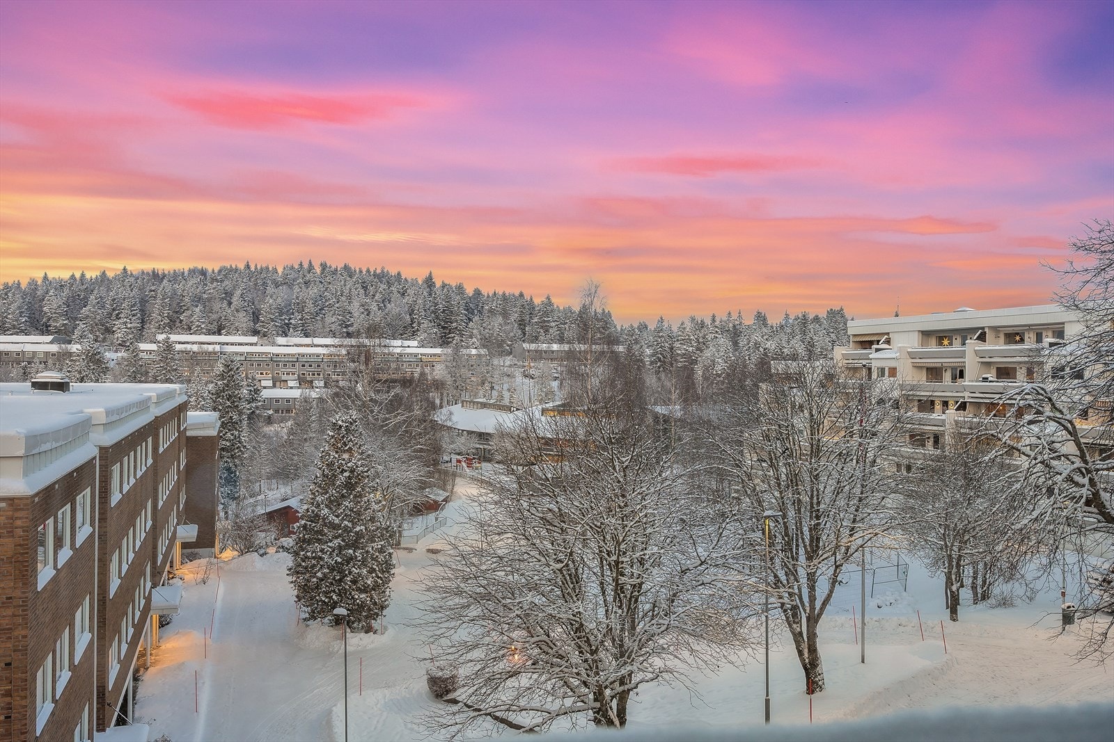Utsikten fra hovedsoverommet Galleribilde