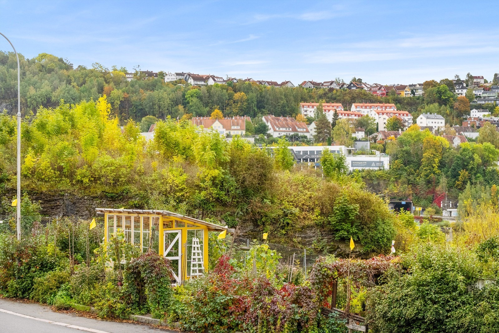 Her har du utsikt til flotte grøntområder mot Ekeberg. Galleribilde