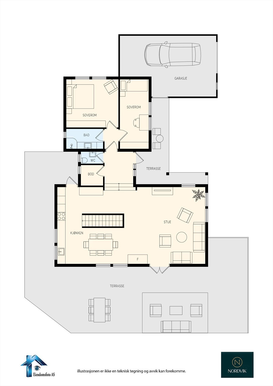 Planskisse 1. Etasje Galleribilde