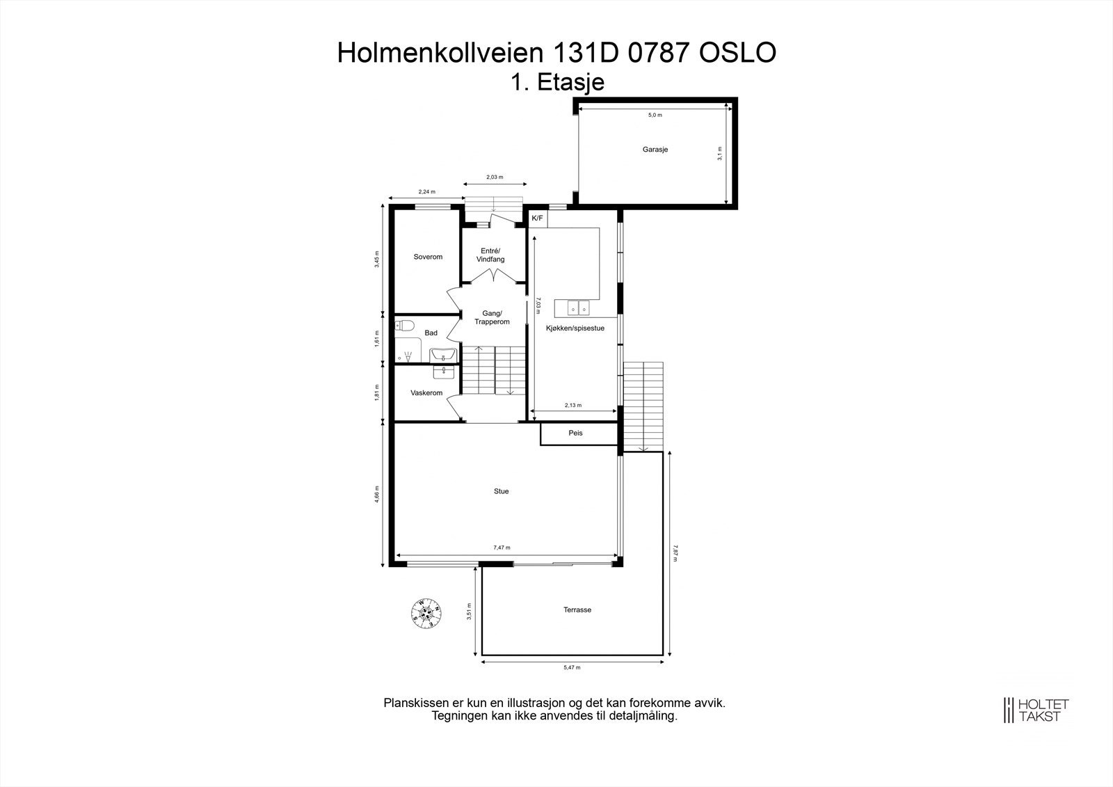 Plantegning - 1. Etasje Galleribilde