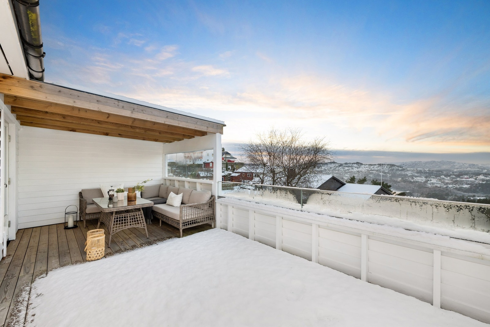 Her kan man oppleve nydelige solnedganger. Galleribilde