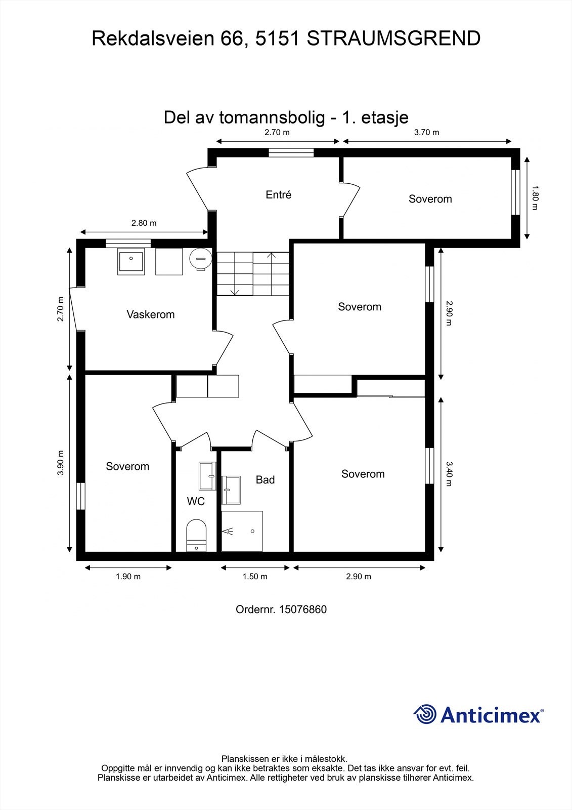 Plantegning - 1. etasje Galleribilde