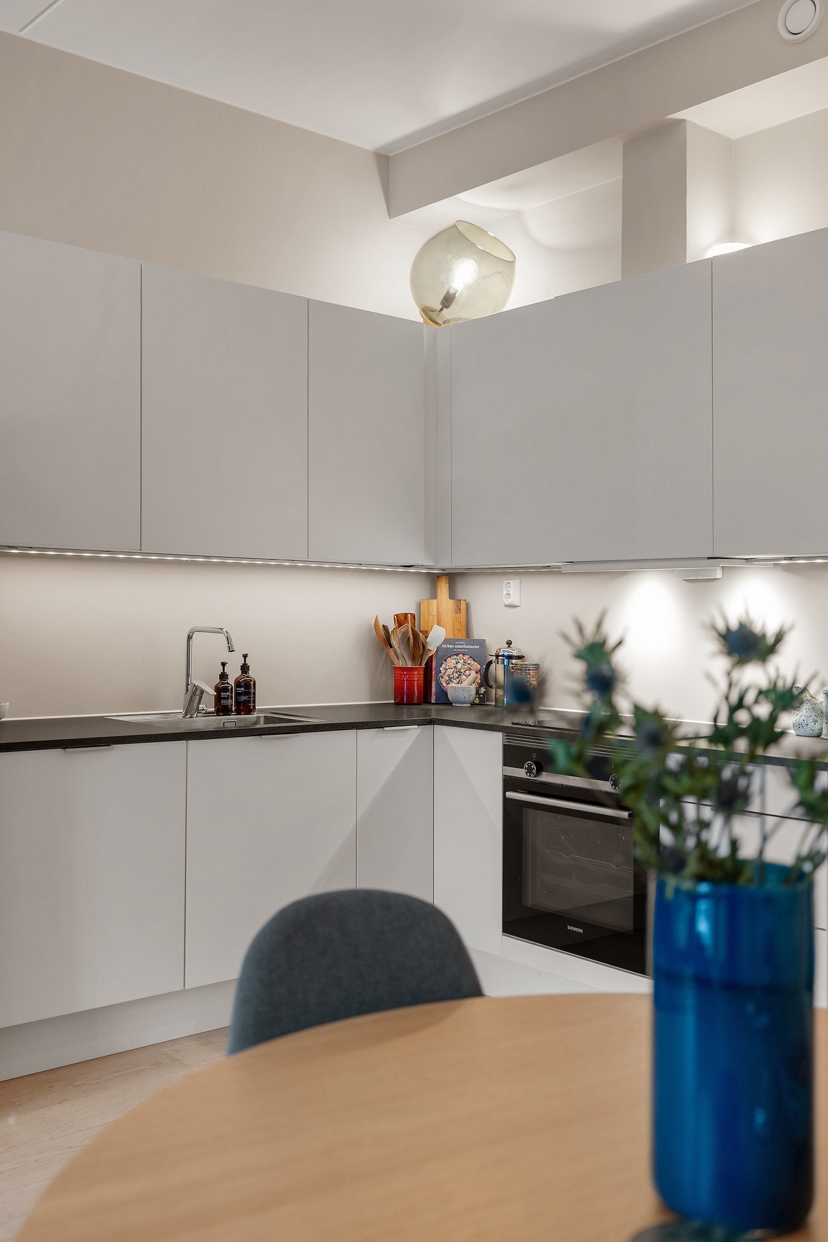 Det er montert komfyrvakt og lekkasjesikring Galleribilde