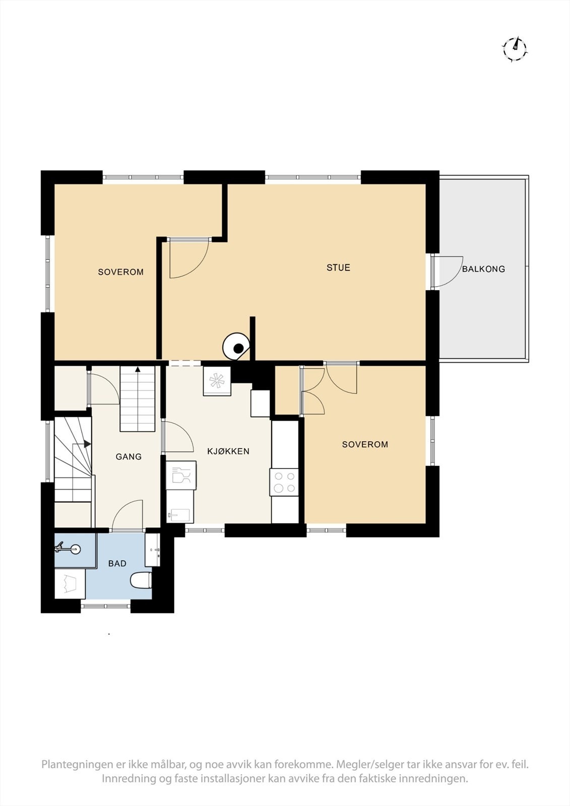 Plantegning 2. etg. Galleribilde