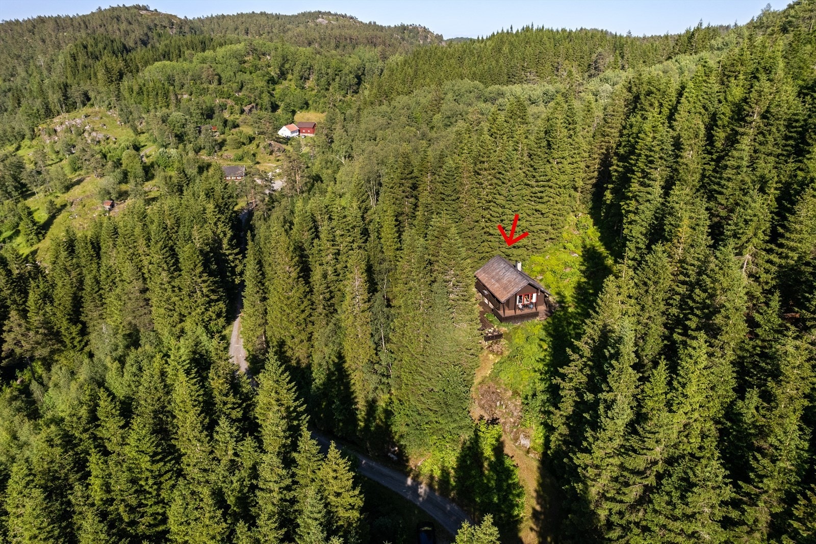 Oversikt området Galleribilde