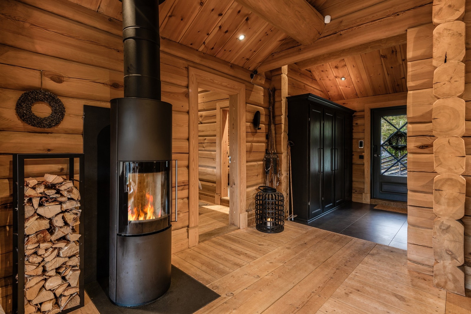 Flott peisovn i stuedel Galleribilde