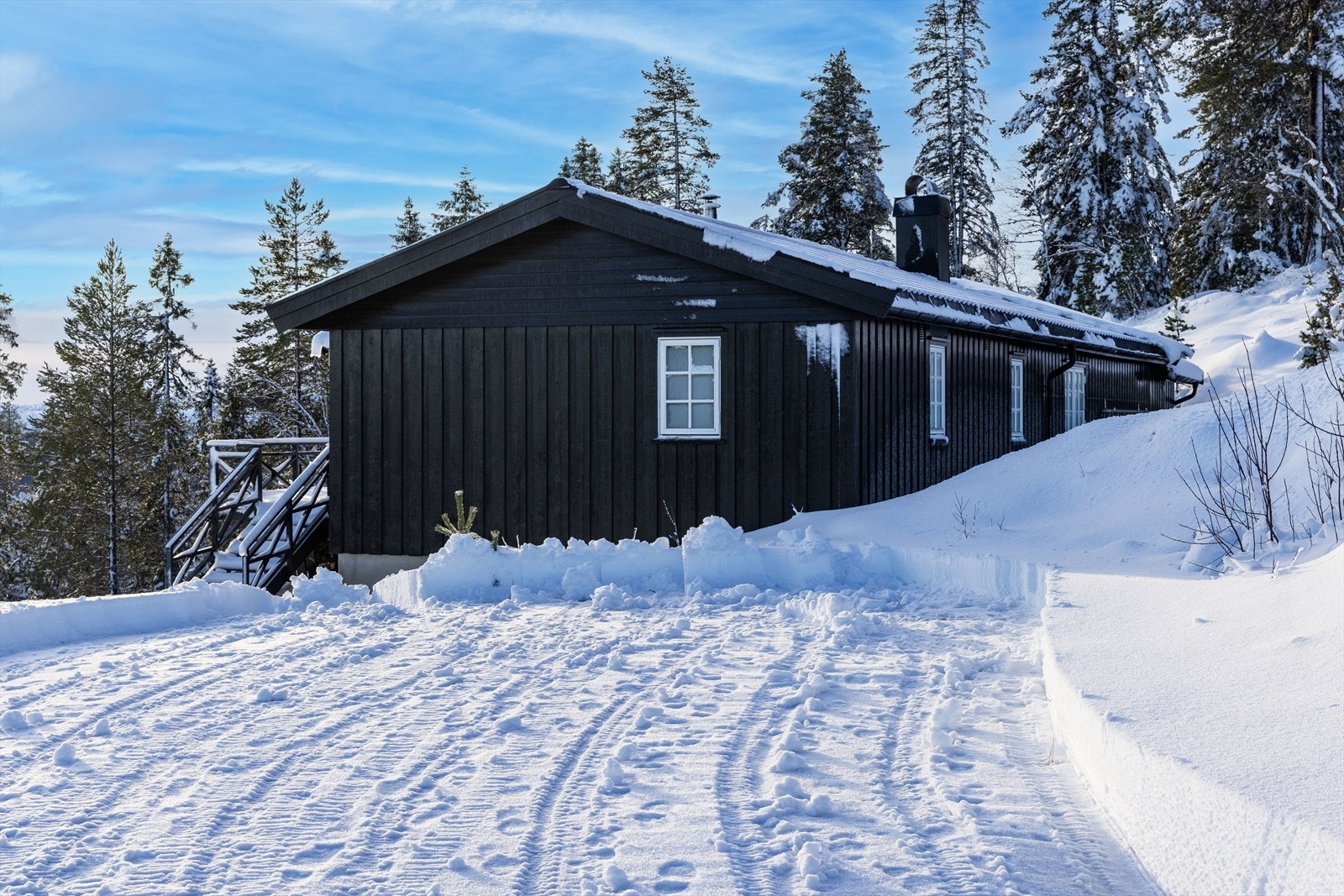 Adkomst helt frem. Galleribilde