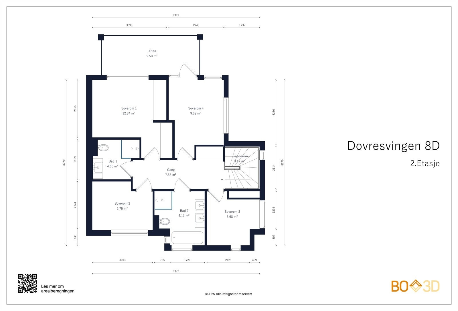 Plantegning - 2. etasje Galleribilde