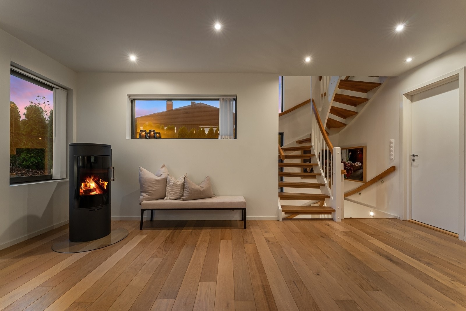 Peisen gir god varme på kalde dager. Galleribilde