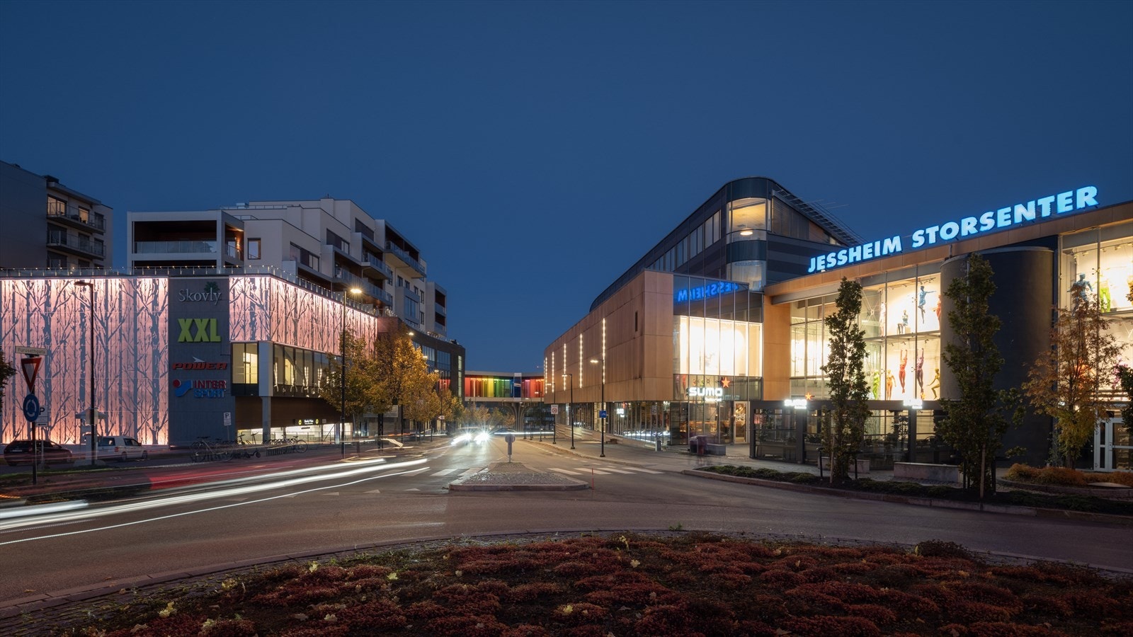 Jessheim Storsenter med over 140 butikker og spisesteder. Galleribilde