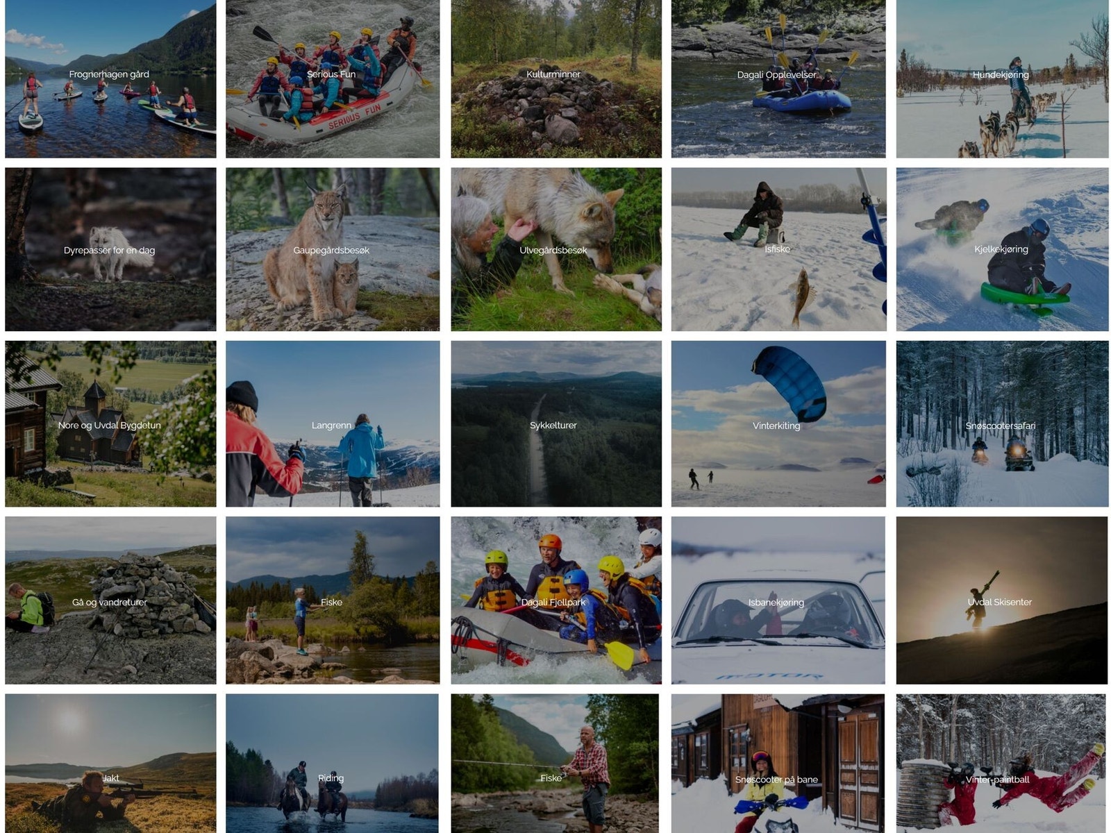 Oppdag aktiviteter på uvdal.no/aktiviteter Galleribilde