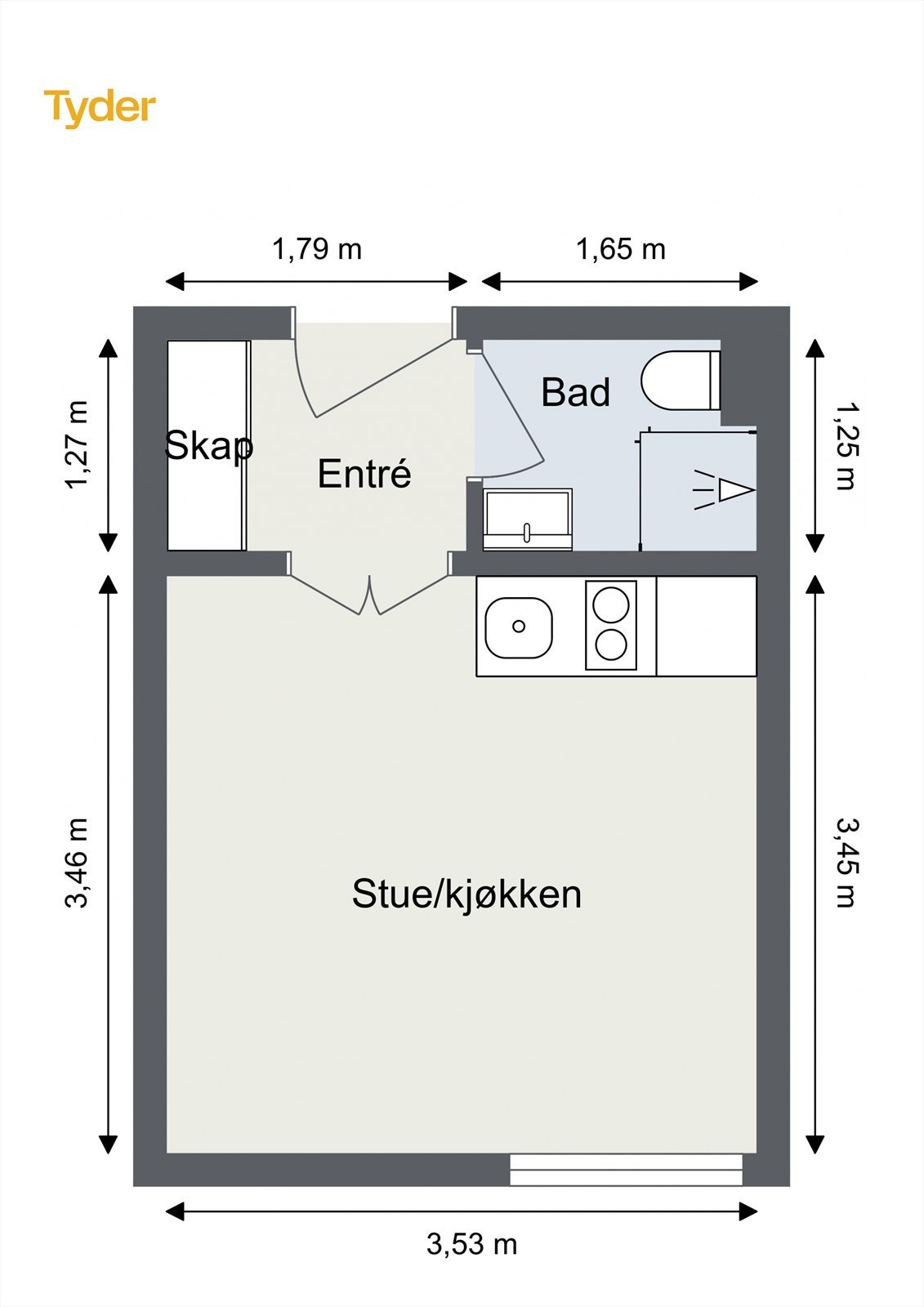 Plantegning. Galleribilde