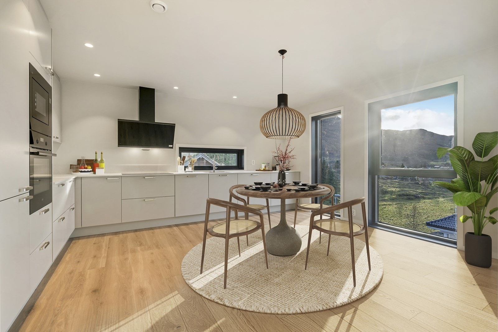 Bildet er digitalt møblert Galleribilde