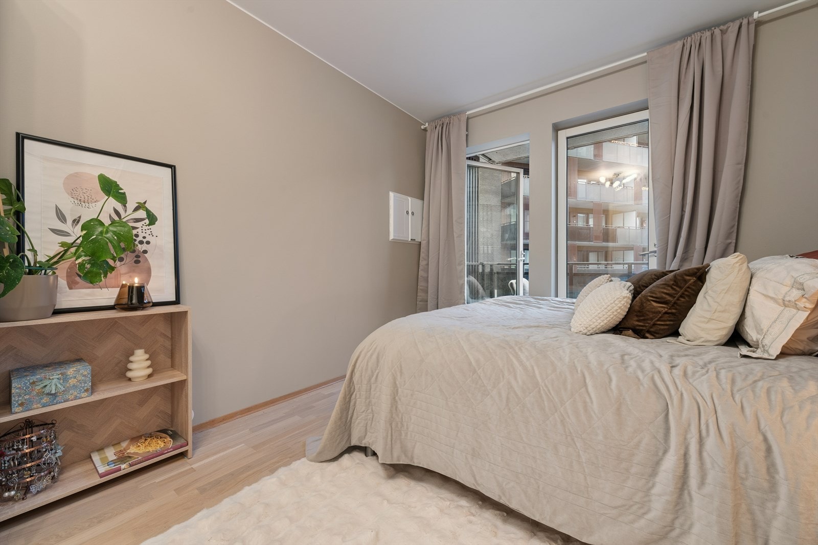 Soverommet er tilknyttet egen balkong. Galleribilde