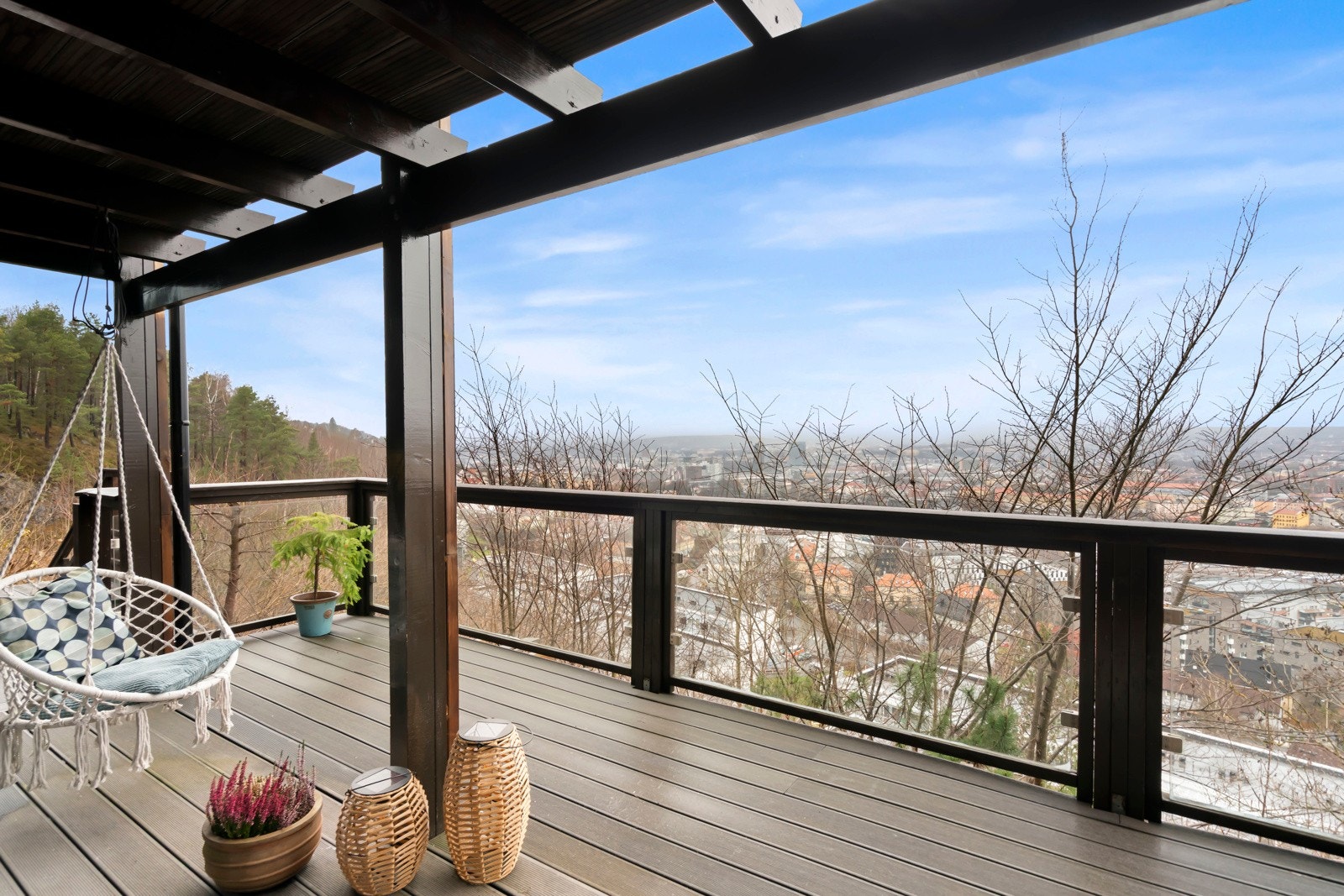 Her kan også både sol og utsikt nytes, med gode møbleringsmuligheter. Galleribilde