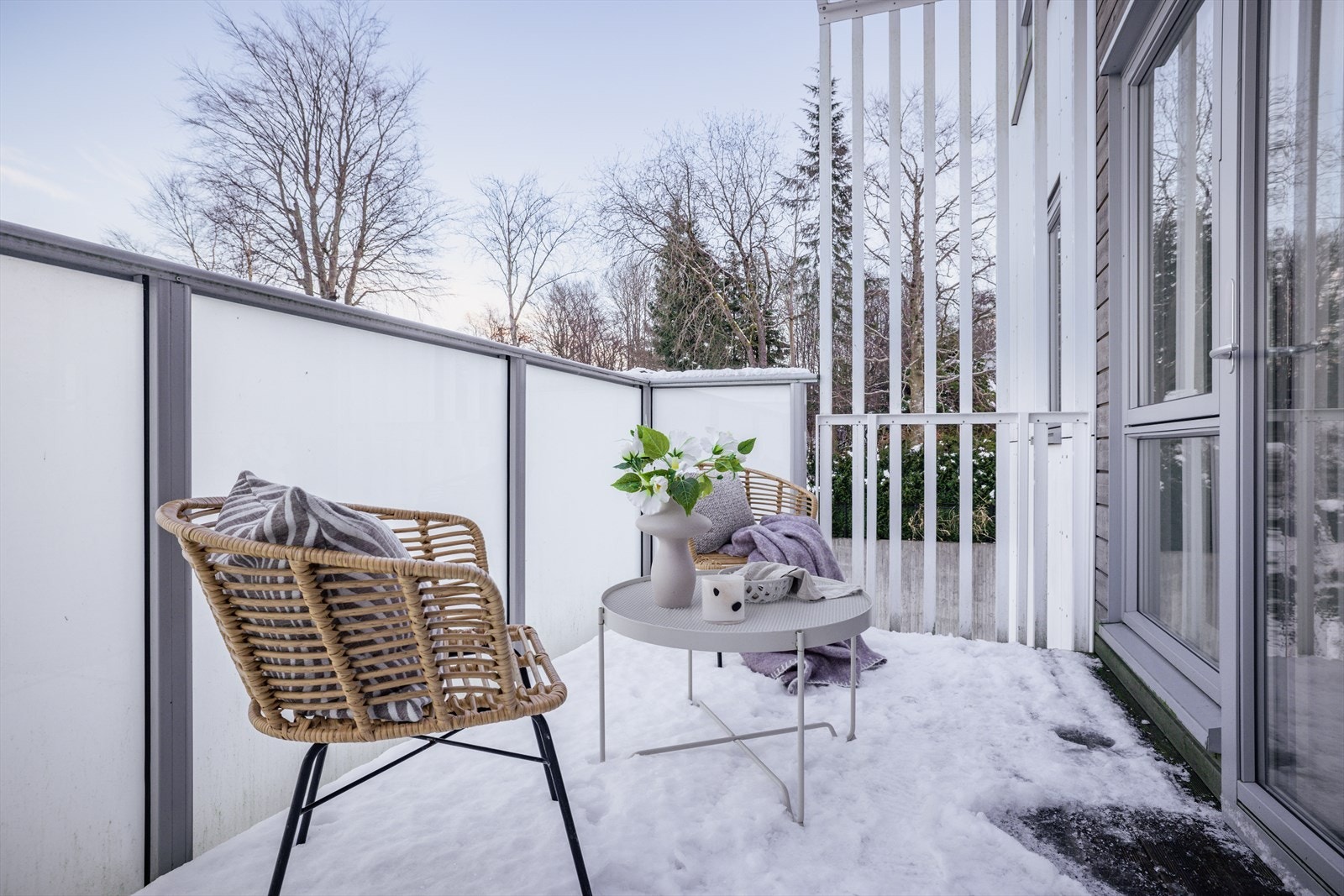 Egen balkong på 7,4 kvm. Galleribilde