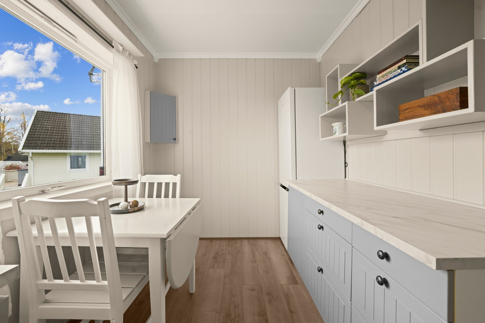 Her er det plass til spiseplass for hverdagsmåltider. Galleribilde