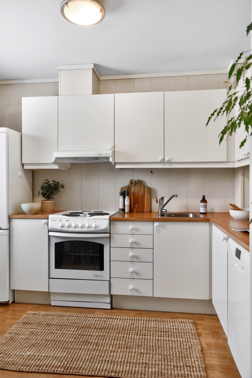 Godt med innredning på kjøkkenet Galleribilde