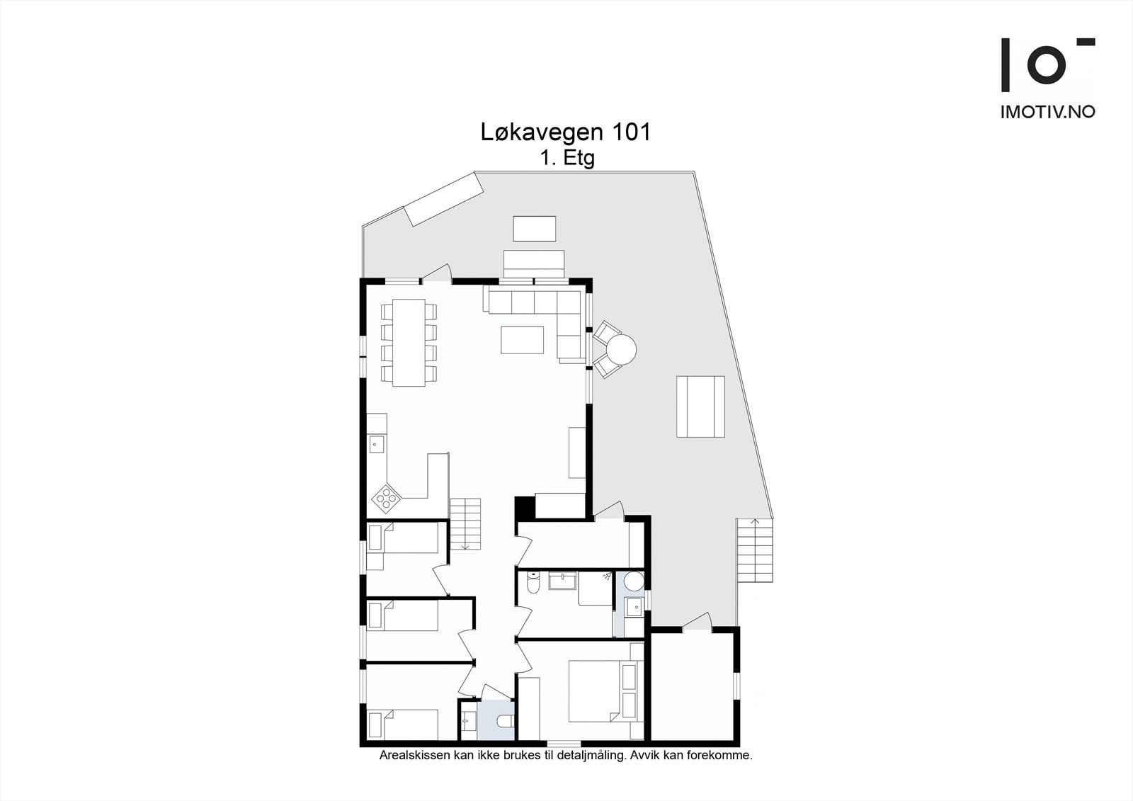 Plantegning 1. etasje. Galleribilde