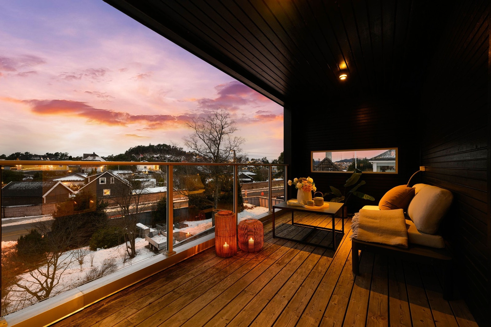 Her er det god plass til ønsket møblering og grill. Galleribilde