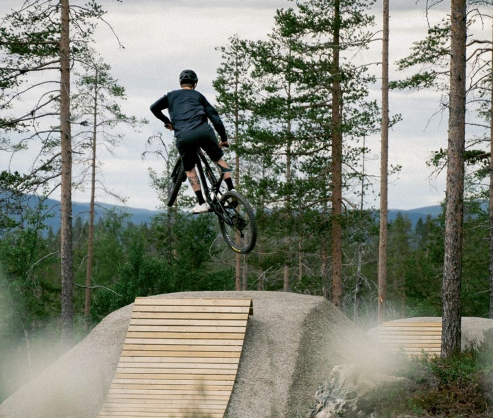 Turufjell har også en sykkelpark som man kan boltre seg i Galleribilde