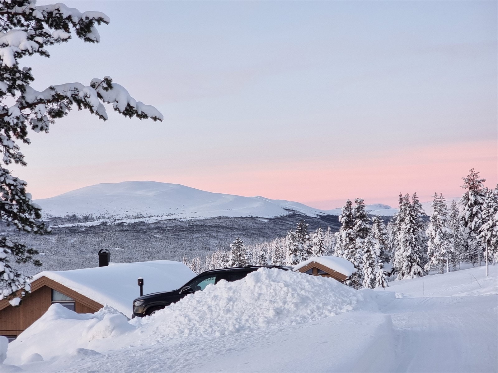 Utrolig flott vinterlys. Galleribilde