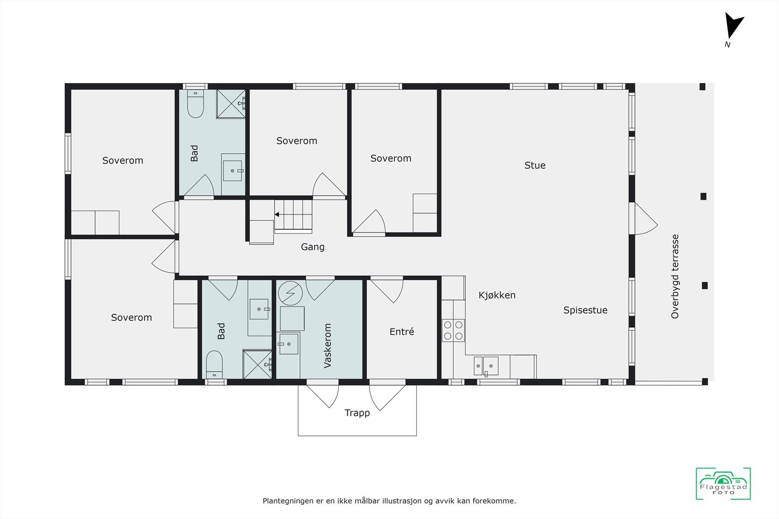 Plantegning hovedplan Galleribilde