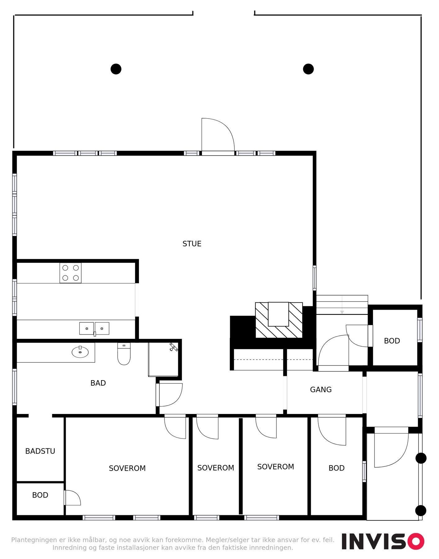 Plantegning Galleribilde