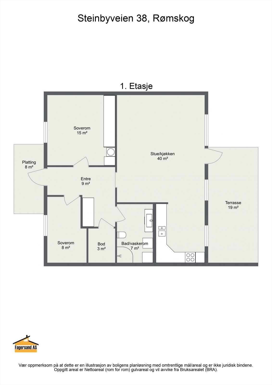 Planskisse. Galleribilde