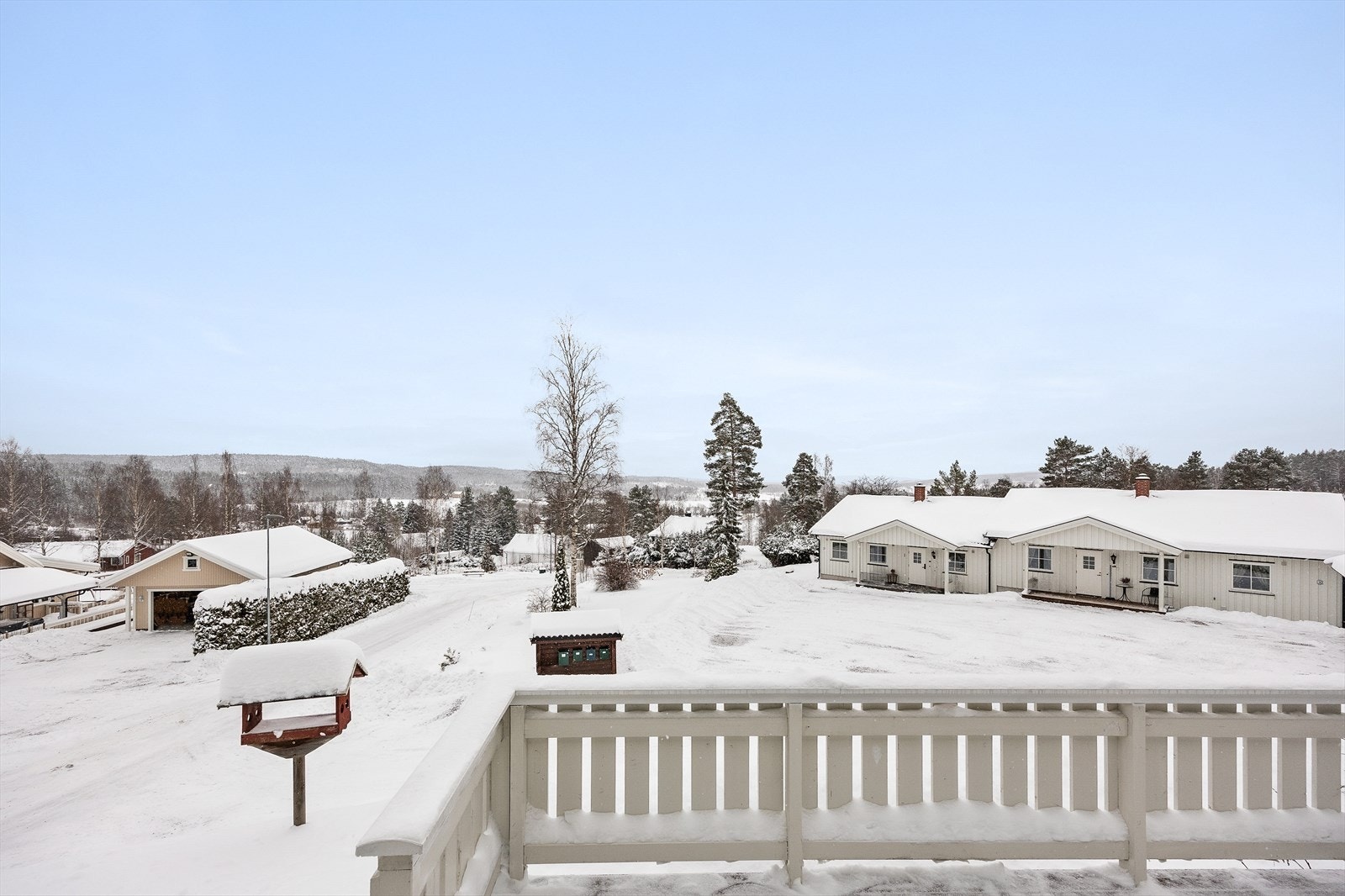 Sydvendt utsikt fra terrassen Galleribilde