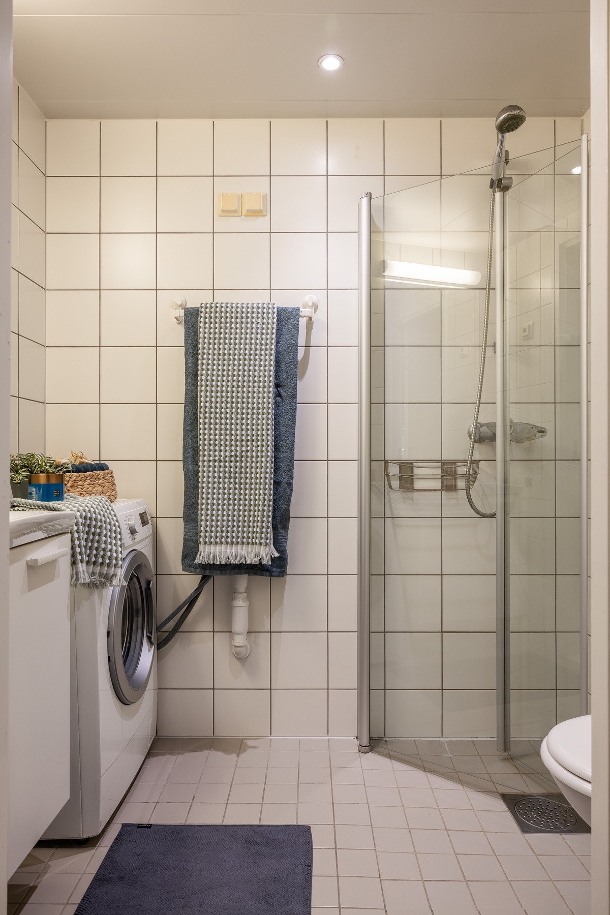 Det er elektrisk gulvvarme på badet Galleribilde