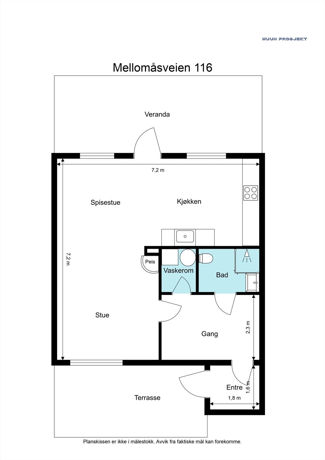 1. etasje, BRA-i 55 kvm og består av: Kjøkken, stue, bad, vaskerom, trapp, entre og gang. I tillegg har du 2 nydelige uteplasser på hver sin side av huset her og en utebod på ca. 5 kvm. Galleribilde