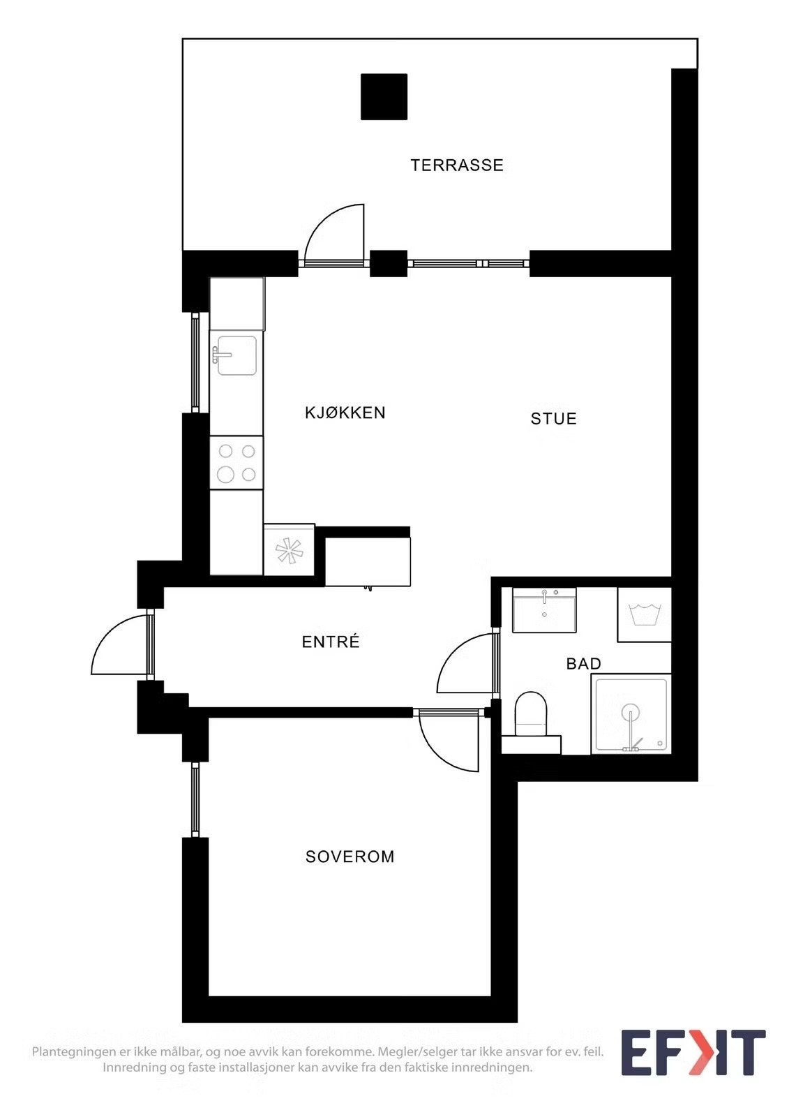 Plantegning Galleribilde
