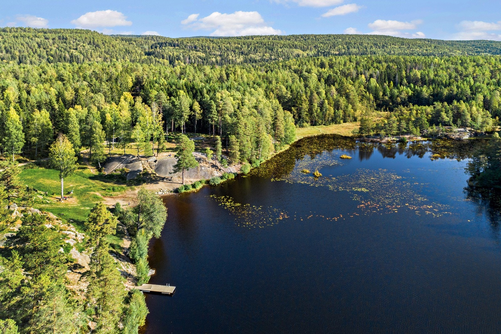 Østmarksetra og Ulsrudvannet Galleribilde